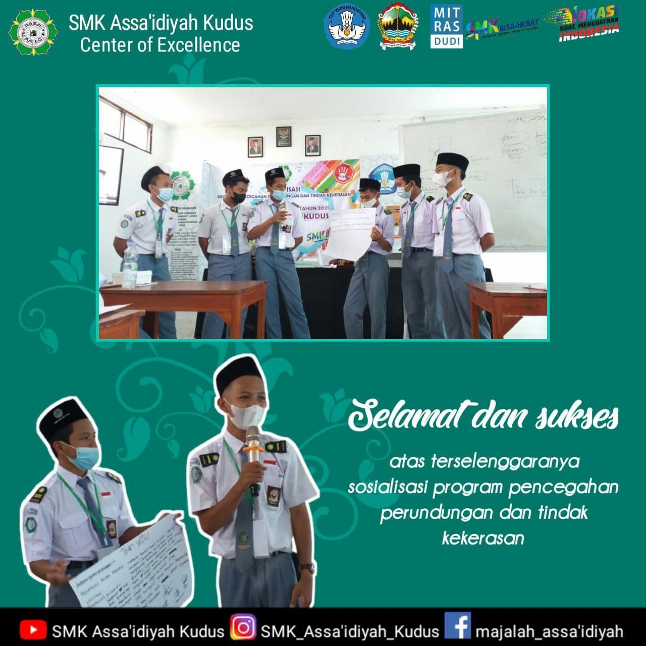 Sosialisasi Program Sekolah Terkait Pencegahan Perundungan dan Tindakan Kekerasan