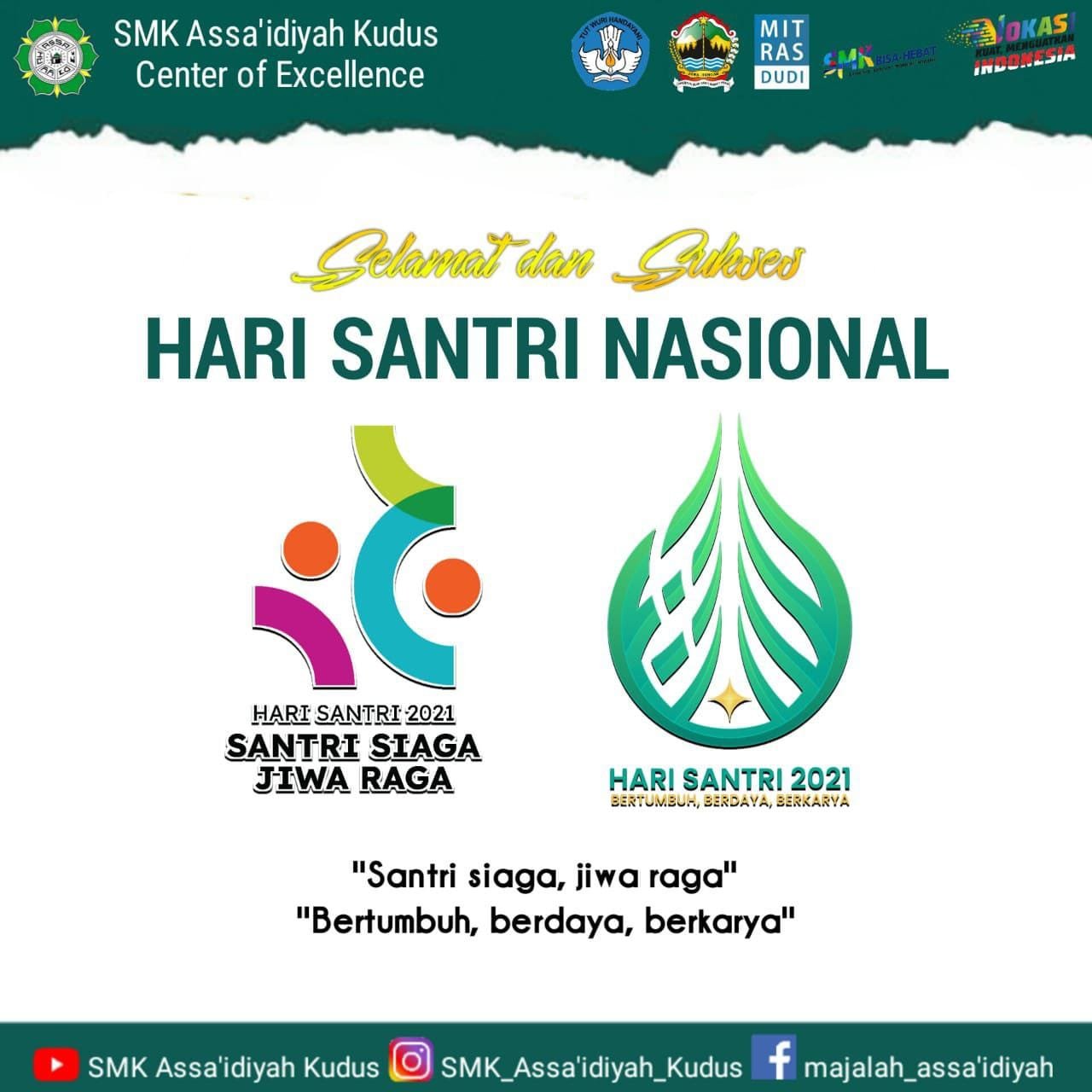 Selamat Hari Santri Nasional 22 Oktober Tahun 2021