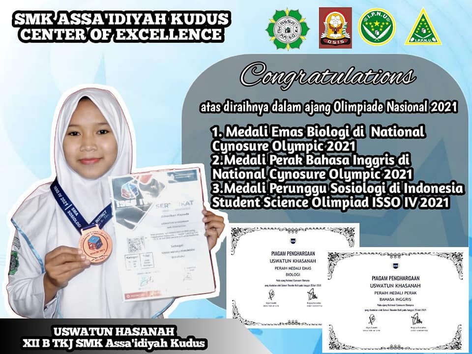 OLIMPIADE NASIONAL 2021 RAIH 3 MENDALI